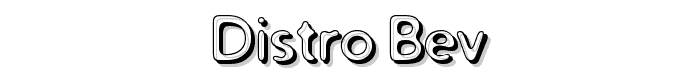 Distro Bev font